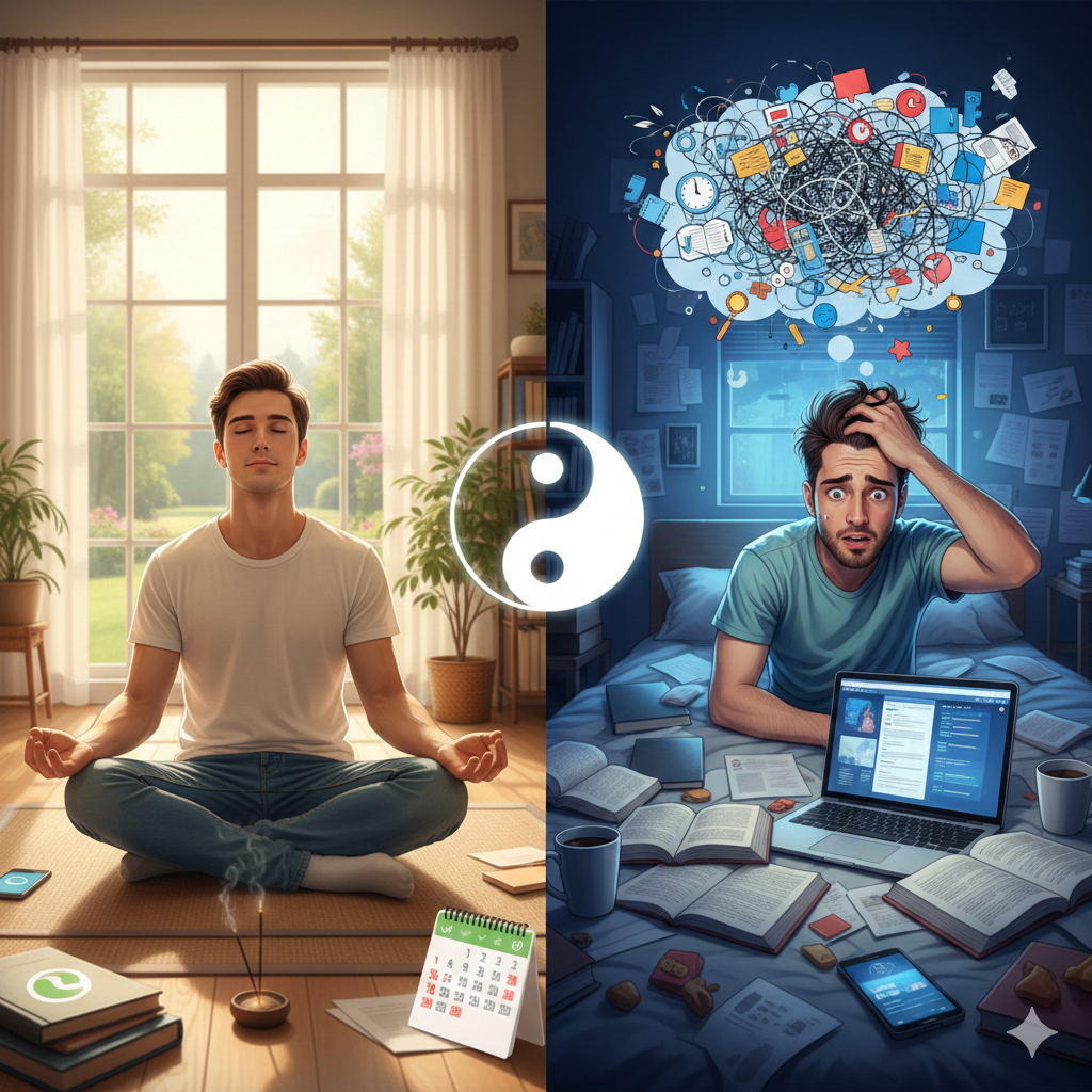 Importance Of Meditation for Aspirants Mindfulness Vs Overthinking