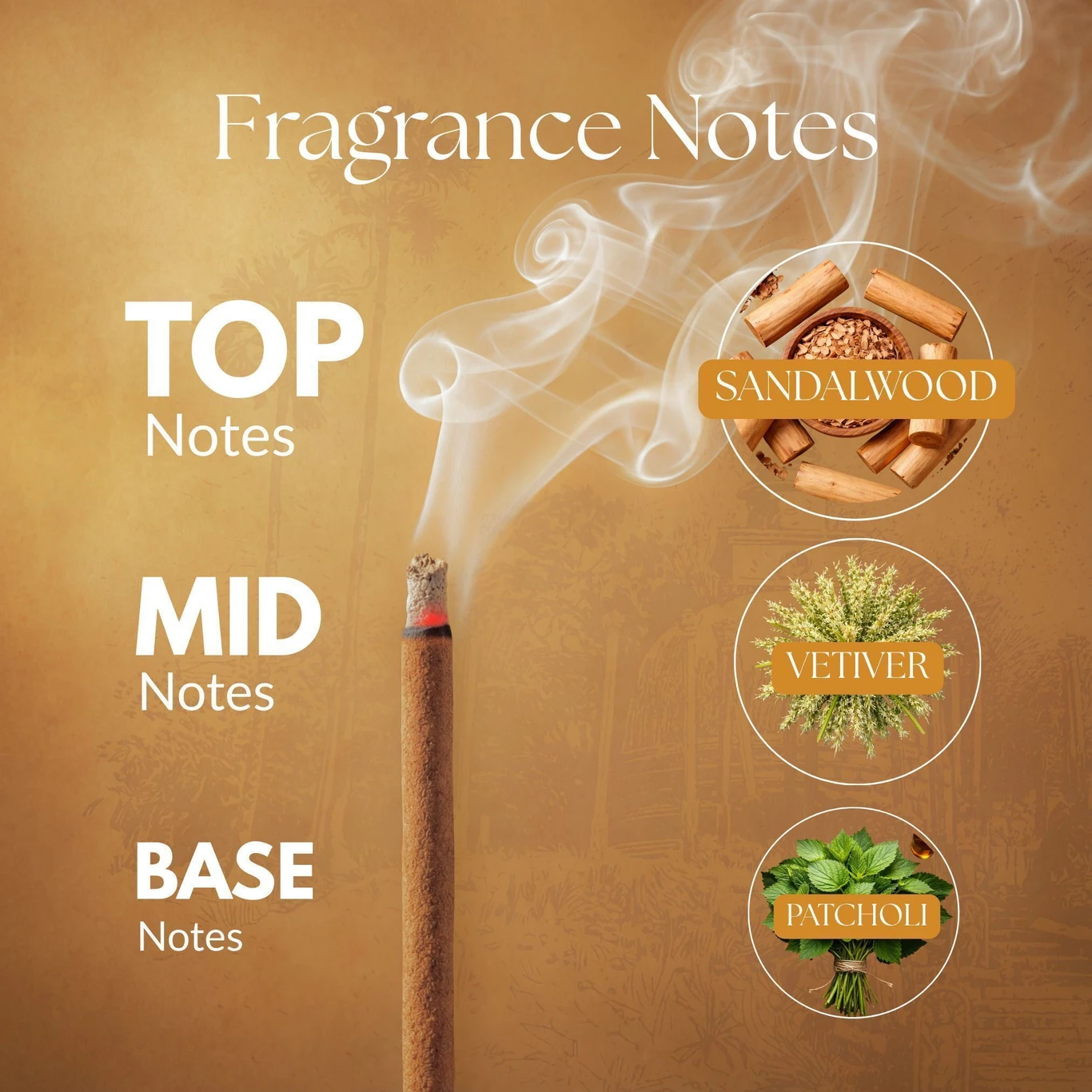 Sadhna.co Bambooless Low Smoke Sandalwood Agarbatti (Chandan) – 100 Sticks | Long Lasting Natural Incense - Image 4